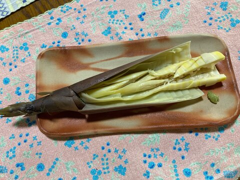 採れたて筍のホイル焼き